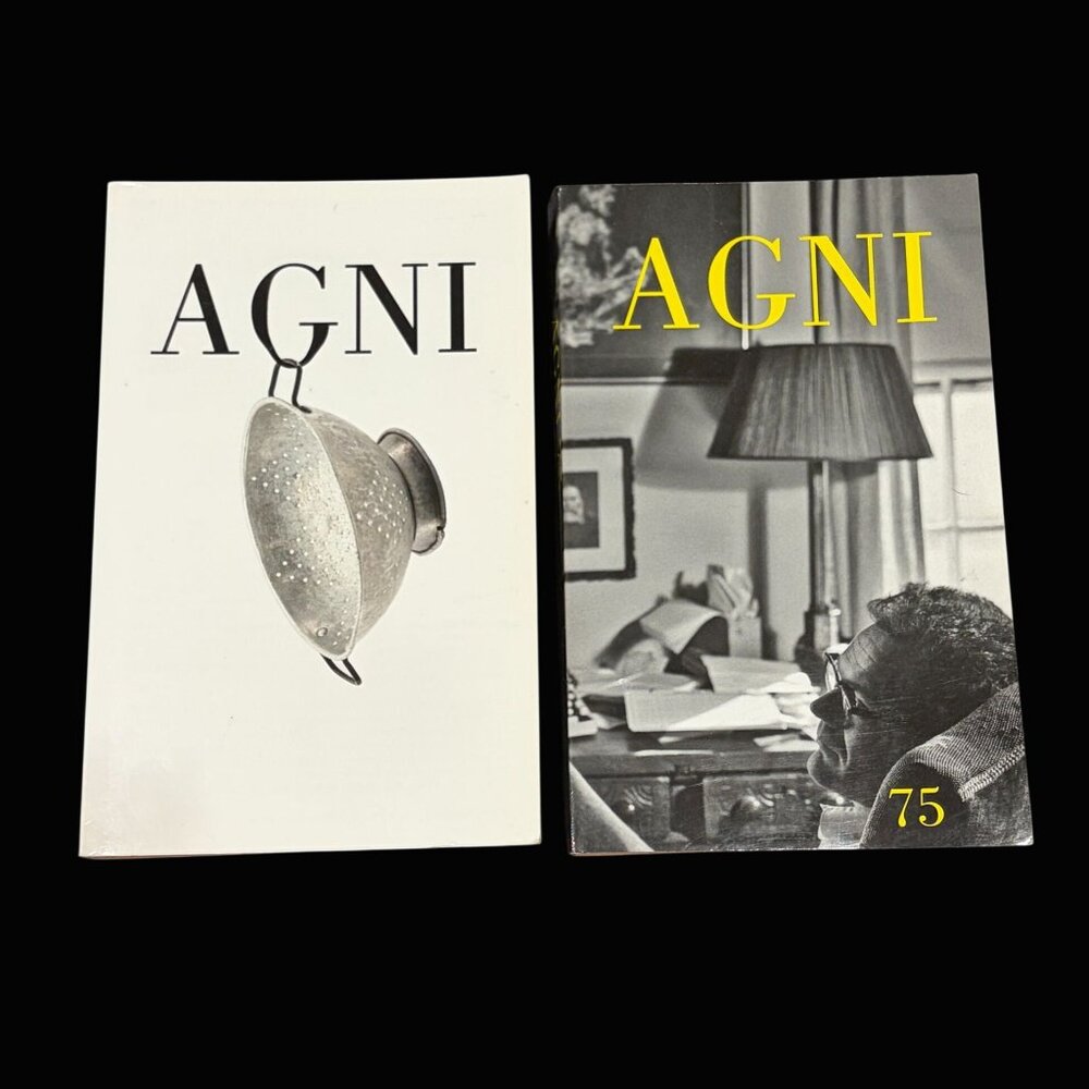 AGNI 74 & AGNI 75 Literary Journal Lot Boston University Lot Poetry Fiction